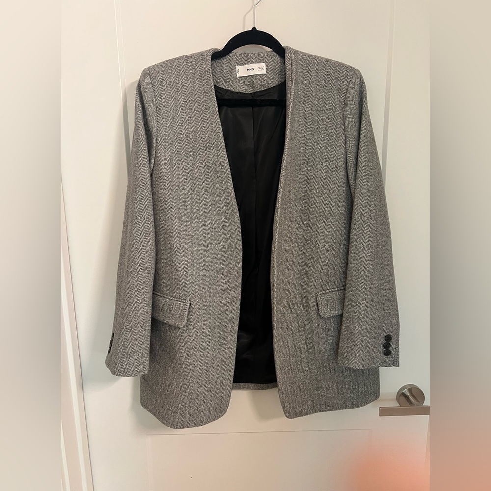 MNG grey blazer